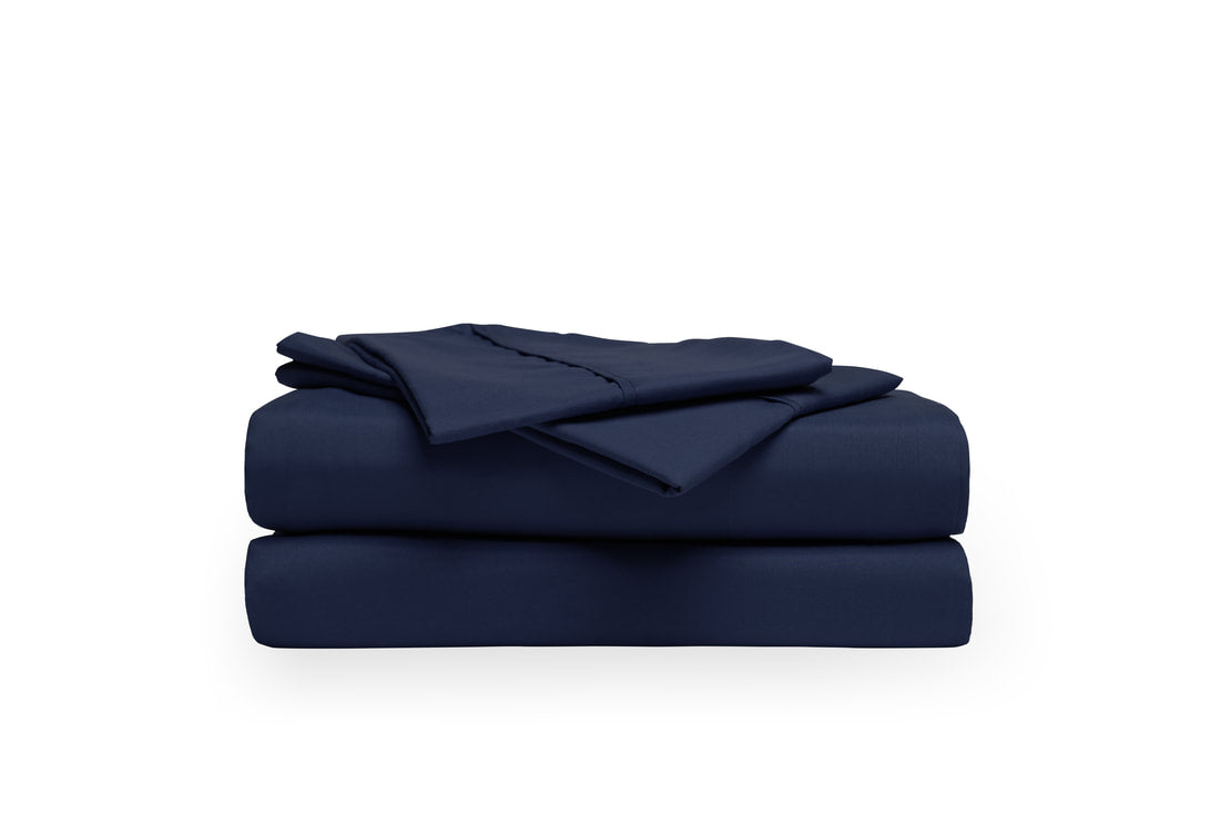 King Bed Sheets - Navy